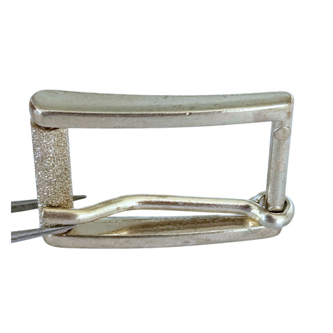Gürtelschnalle Edle Silber Metallschnalle SM-124 Detailansicht