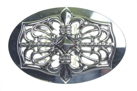 Gürtelschnalle mit fleur de lis SM-SO-17-silber