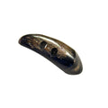 Hornknebel schwarz aus echtem Büffelhorn, 55 mm – Knebelknopf K-HO-14 für Mäntel und Trachtenjacken