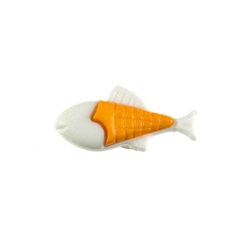 Kinder Knopf Fisch KK-151-weiß-1