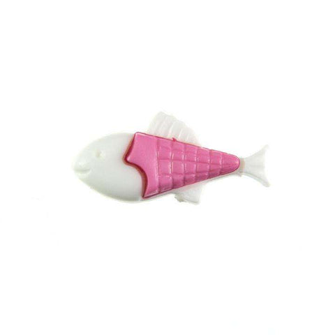 Kinder Knopf Fisch KK-151-weiß-3