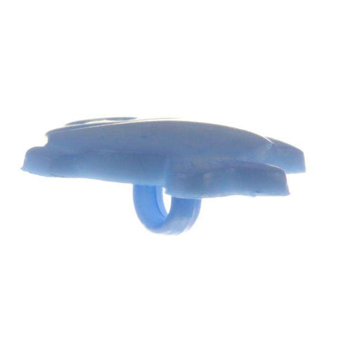 Kinder Knopf Fisch KK-59 blau