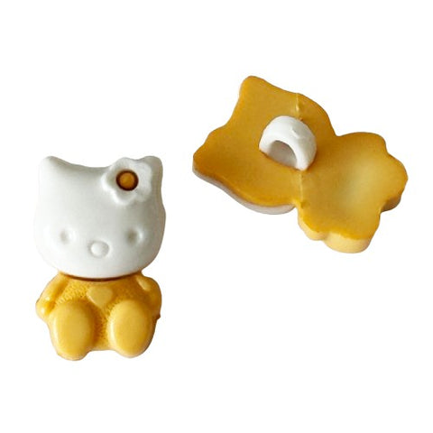 Kinder Knopf Hello Kitty KK-103 gelb