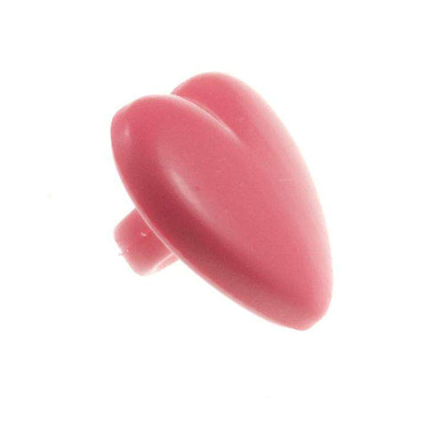 Kinder Knopf Herz KK-25rosa A