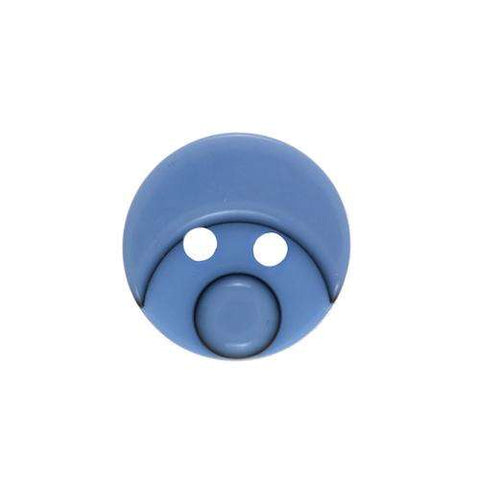 Kinder Knopf Smiley KK-110h.blau