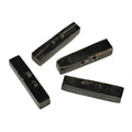 Hornknebel eckig schwarz aus echtem Büffelhorn, 50 mm – Knebelknopf K-HO-5
