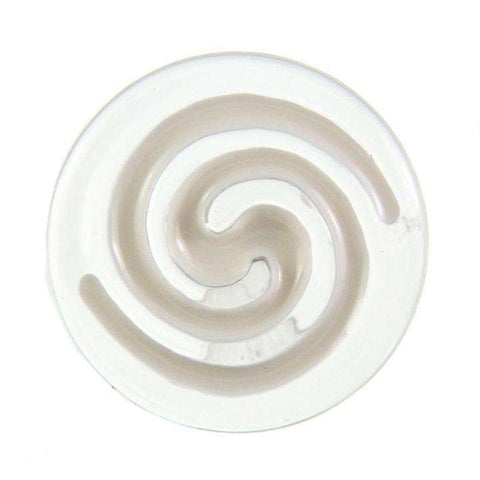 Knopf Transparent Spirale SK-8