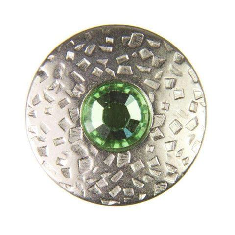 Druckknöpfe mit Swarovski®Crystal NK-17s peridot 20