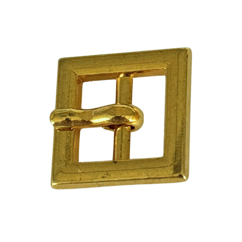 Mini Zierschnalle Gold Metall ZS-3 Draufsicht