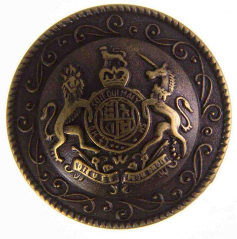 Wappen Knopf mit Öse MK-507ag