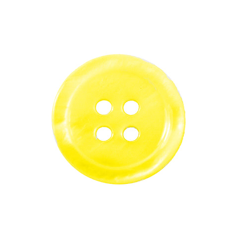 Hemd Knopf aus Perlmutt  PL-90 gelb
