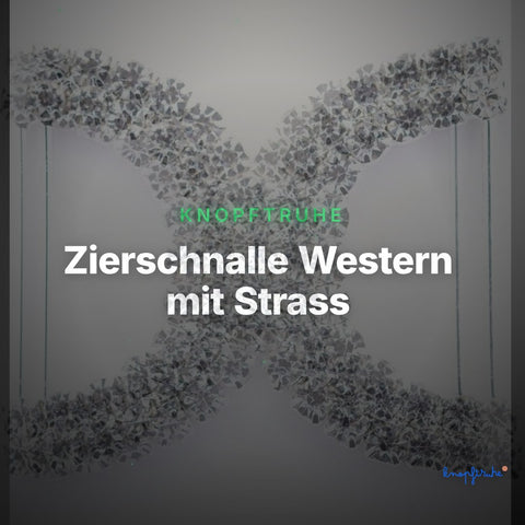 Zierschnalle Western mit Strass – Schnalle SM-150 – Clean Showcase
