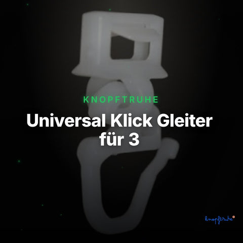 Universal Klick Gleiter für 3 - 4 mm Lauf kurz – Clean Showcase