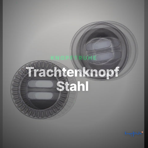 Trachtenknopf Stahl – Schlitzknopf – TK-144 – Clean Showcase