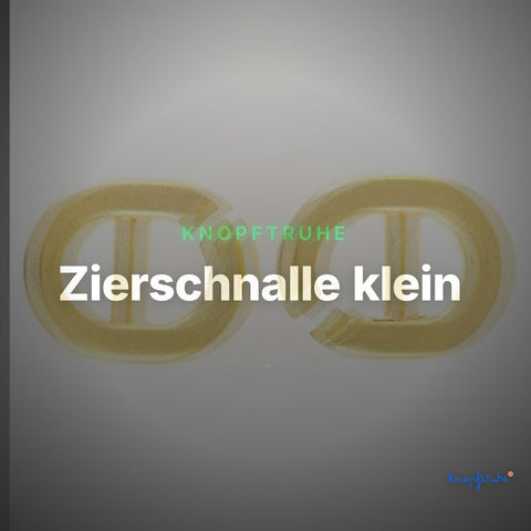 Zierschnalle klein – Metallschnalle SM-7 – Clean Showcase