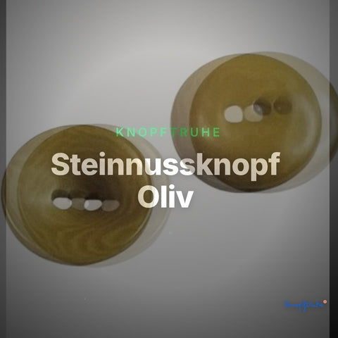 Steinnussknopf Oliv – Steinnussknopf STN-1 – Clean Showcase