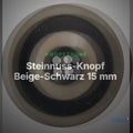 Steinnuss-Knopf Beige-Schwarz 15 mm – Steinnussknopf STN-130 – Clean Showcase