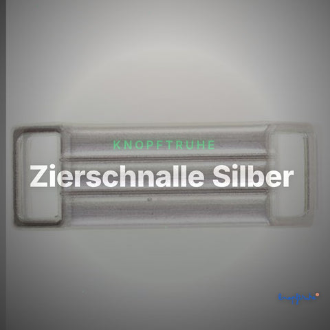 Zierschnalle Silber – Metall ZS-24 – Clean Showcase