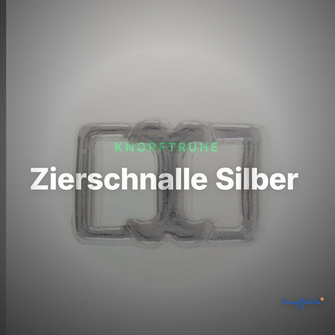Zierschnalle Silber – ZS-5 – Clean Showcase