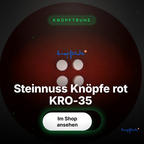 Steinnuss Knöpfe rot KRO-35 – Hero Spotlight