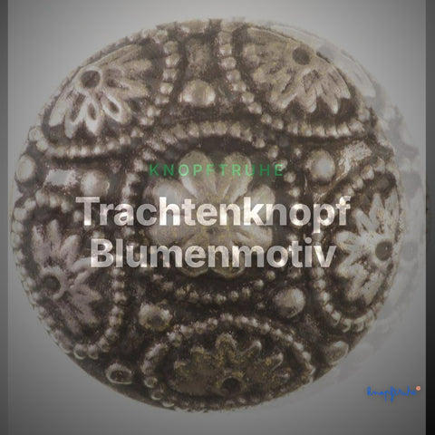Trachtenknopf Blumenmotiv – TK-61 – Clean Showcase