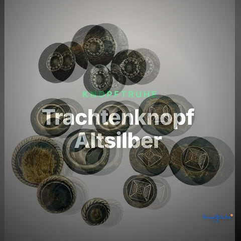 Trachtenknopf Altsilber – Ösenknopf – TK-SO-8 – Clean Showcase