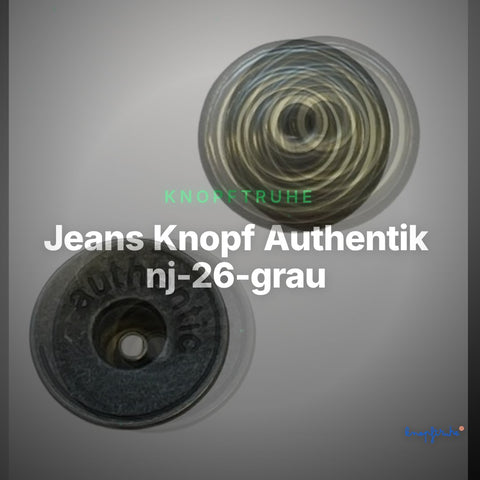 Jeans Knopf Authentik nj-26-grau – Clean Showcase