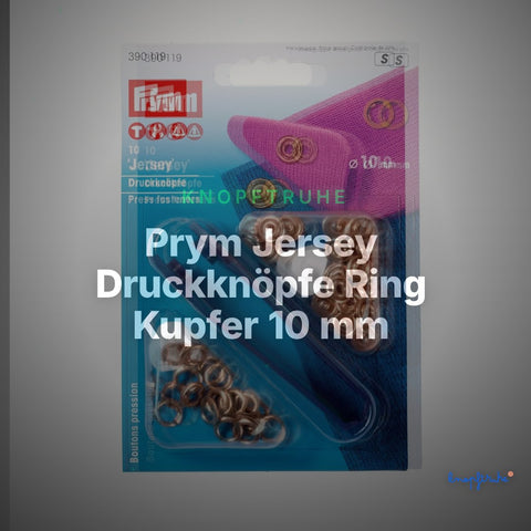 Prym Jersey Druckknöpfe Ring Kupfer 10 mm mit Werkzeug – Clean Showcase