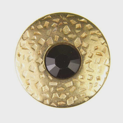 Trachtenknopf Crystal (Kristallklar) mit Swarovski® Crystal ST-17G Gold – Clean Showcase
