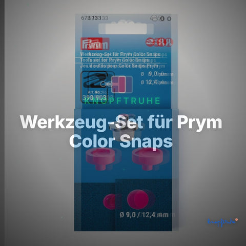 Werkzeug-Set für Prym Color Snaps, 9 und 12,4 mm – Clean Showcase