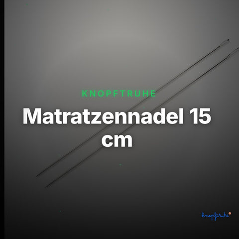 Matratzennadel 15 cm – lange Polsternadel – Clean Showcase