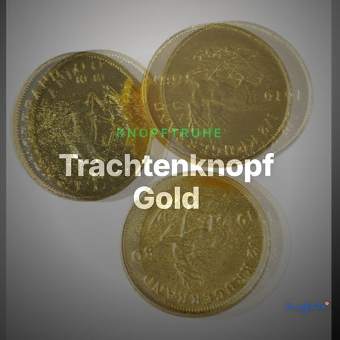 Trachtenknopf Gold – Ösenknopf – TK-SO-16 – Clean Showcase