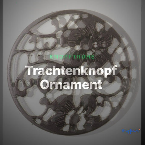 Trachtenknopf Ornament – TK-111SCHW – Clean Showcase