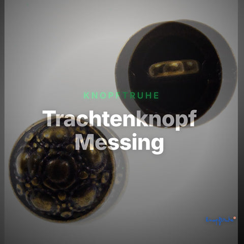 Trachtenknopf Messing – Ösenknopf – TK-8 – Clean Showcase
