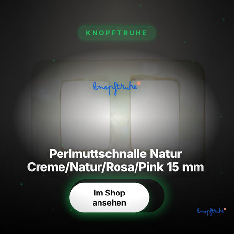 Perlmuttschnalle Natur Creme/Natur/Rosa/Pink 15 mm – S-PL-7-rosa-creme – Hero Spotlight