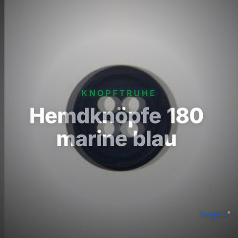 Hemdknöpfe 180 marine blau – Clean Showcase