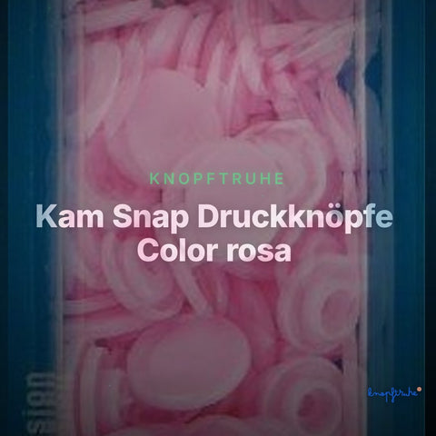 Kam Snap Druckknöpfe Color rosa – Clean Showcase