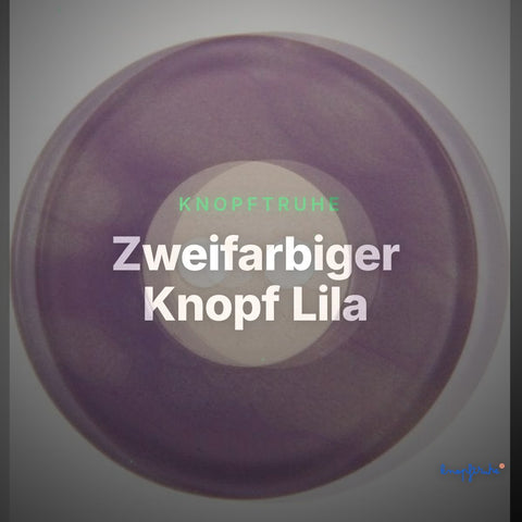 Zweifarbiger Knopf Lila – Kunststoffknopf KLI-20 – Clean Showcase