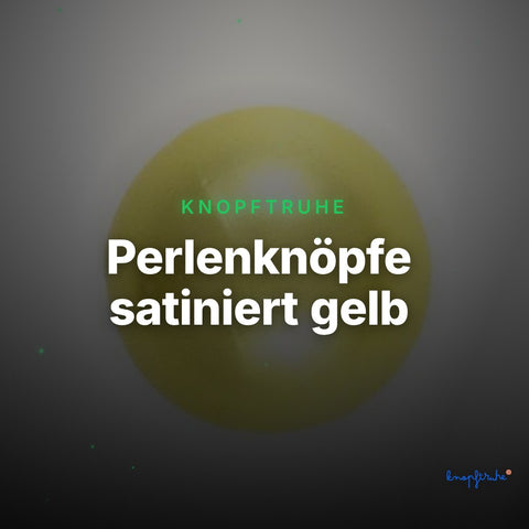 Perlenknöpfe satiniert gelb – Clean Showcase