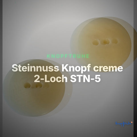 Steinnuss Knopf creme 2-Loch STN-5 – Clean Showcase