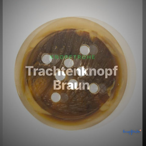Trachtenknopf Braun – 4-Loch Knopf – TK-56 – Clean Showcase