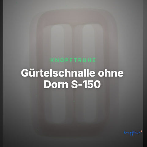 Gürtelschnalle ohne Dorn S-150 – Clean Showcase