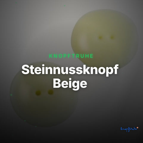 Steinnussknopf Beige – Steinnussknopf STN-3 – Clean Showcase