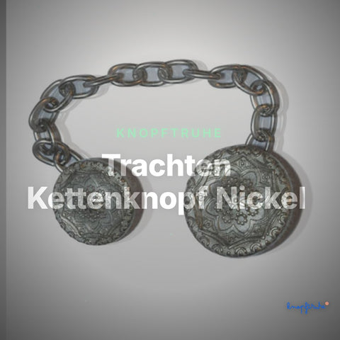 Trachten Kettenknopf Nickel – TK-145 – Clean Showcase
