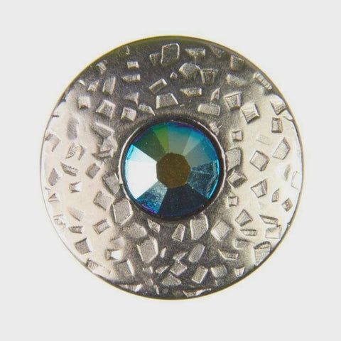 Trachtenknopf Crystal (Kristallklar) mit Swarovski® Crystal ST-17S Silber – Clean Showcase
