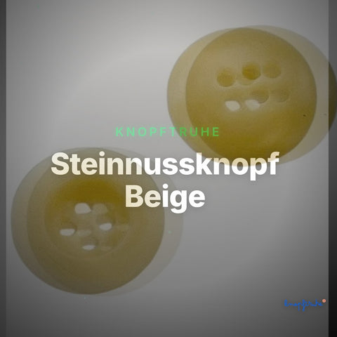 Steinnussknopf Beige – Steinnussknopf STN-4 – Clean Showcase