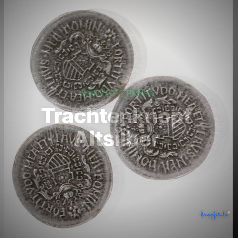 Trachtenknopf Altsilber – Ösenknopf – TK-SO-2 – Clean Showcase