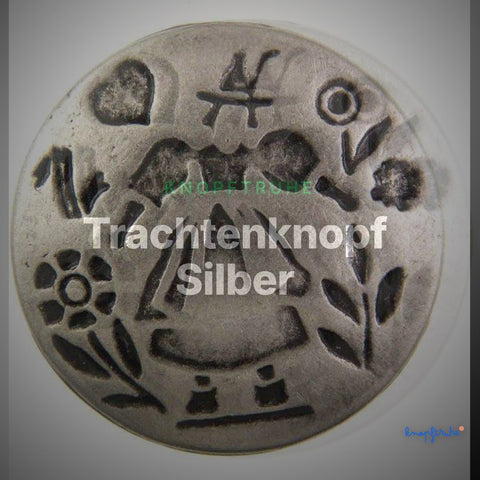 Trachtenknopf Silber – Ösenknopf – TK-76 – Clean Showcase