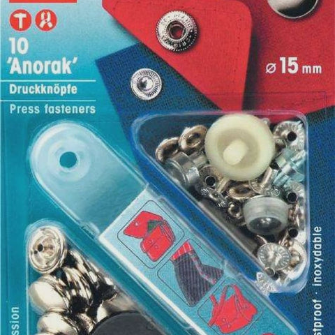 Druckknöpfe Silber 15mm – Hero Spotlight
