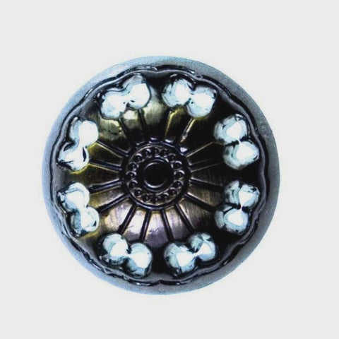 Trachtenknopf Blumenmotiv Gold – Ösenknopf – TK-123 – Clean Showcase